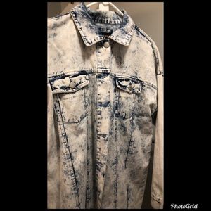Long jean jacket
